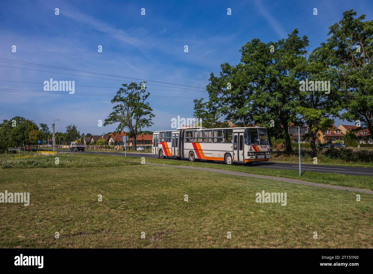 14.07.2020. Hongrie, Mosonmagyarovar. Ikarus 280 en route pour Gyor. Banque D'Images