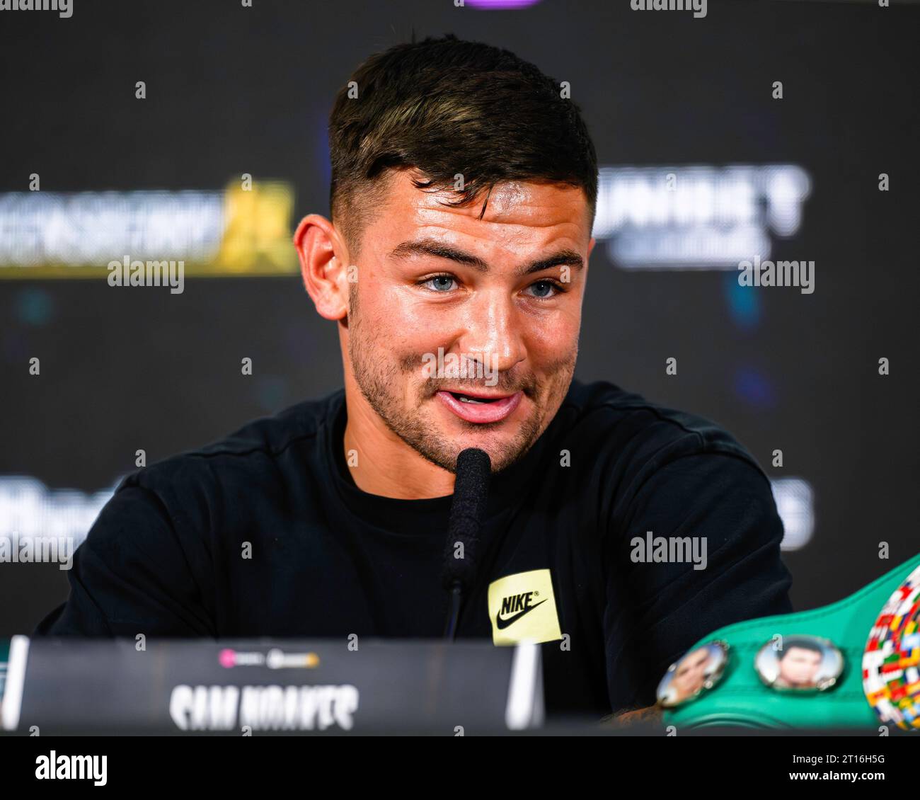 LONDRES, ROYAUME-UNI. 11 octobre 23. Sam Noakes lors de Sheeraz vs Williams - Undercard Conférence de presse à Bloomsbury Ballroom le mercredi 11 octobre 2023 à LONDRES, ANGLETERRE. Crédit : Taka G Wu/Alamy Live News Banque D'Images