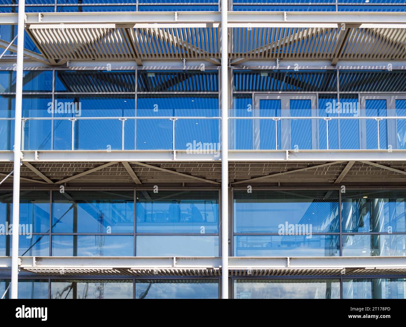 Photographie abstraite de bâtiment, Cape Town. Banque D'Images