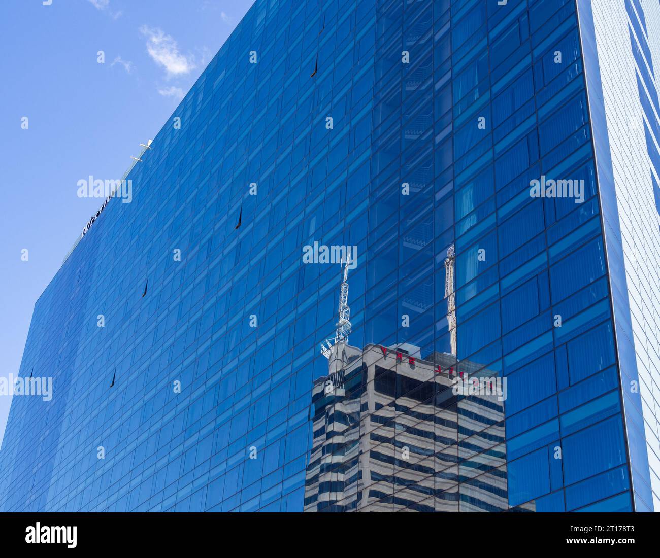Cape Town photographie abstraite d'un bâtiment moderne. Banque D'Images
