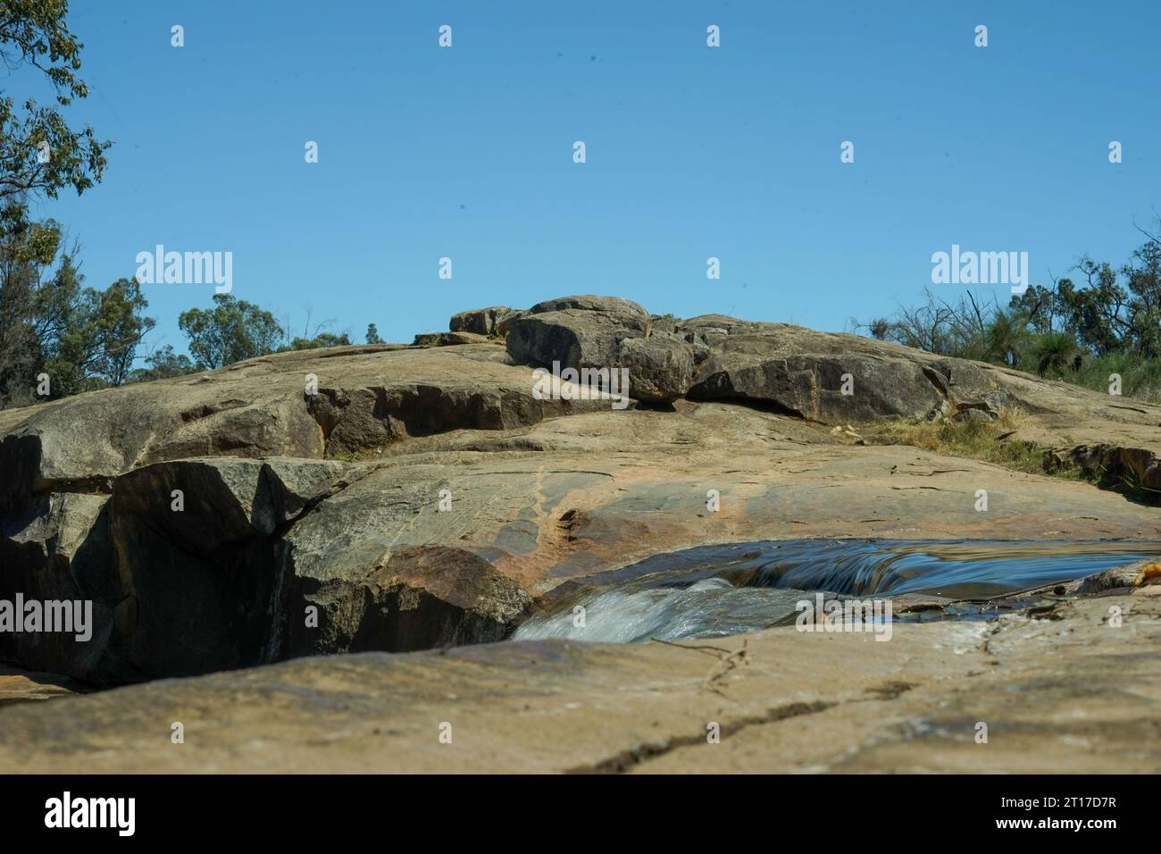 Une vue des Noble Falls dans la région de Gidgegannup près de Perth, Australie occidentale Banque D'Images