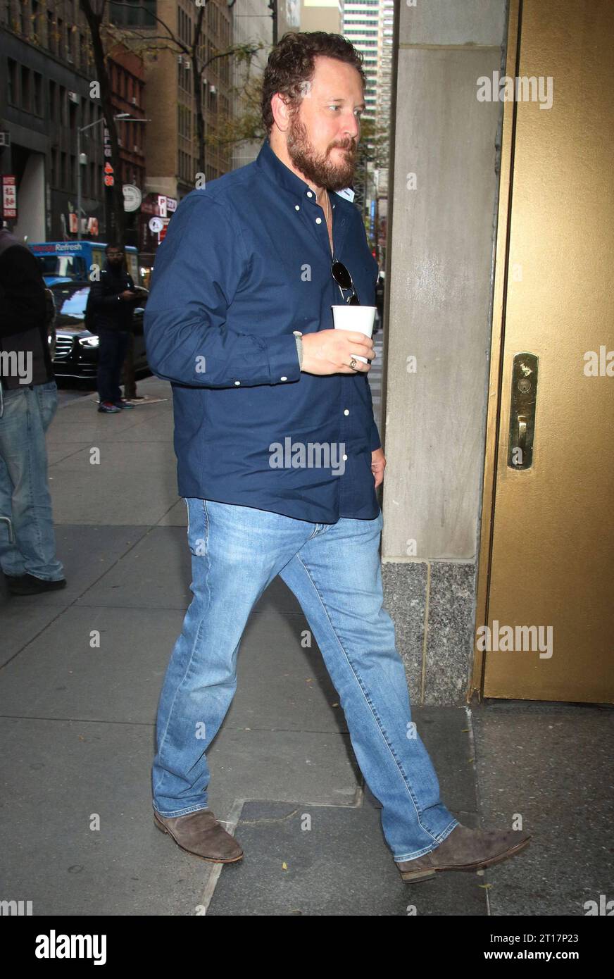 NEW YORK, NY- OCTOBRE 11 : Cole Hauser vu au Today Show de NBC à New York le 11 octobre 2023. Copyright : xRWx crédit : Imago/Alamy Live News Banque D'Images