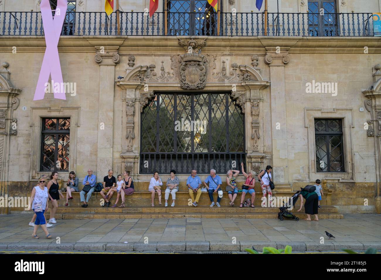 Rathaus Ajuntament de Palma, Placa de Cort, Palma, Majorque, Espagnol Banque D'Images