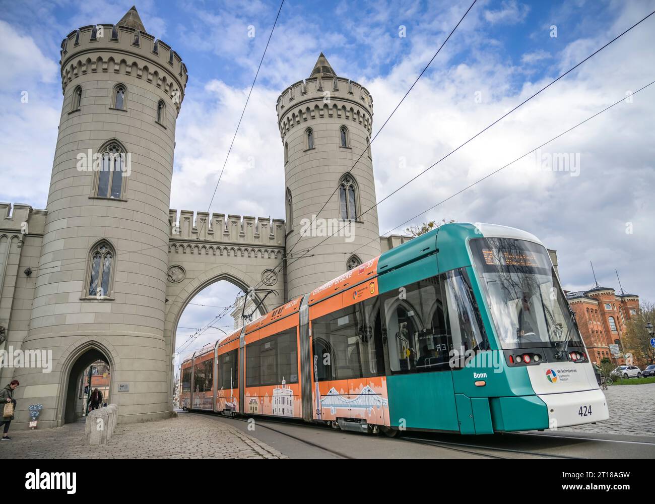 Säßenbahn, Nauener Tor, Potsdam, Brandebourg, Allemagne Banque D'Images