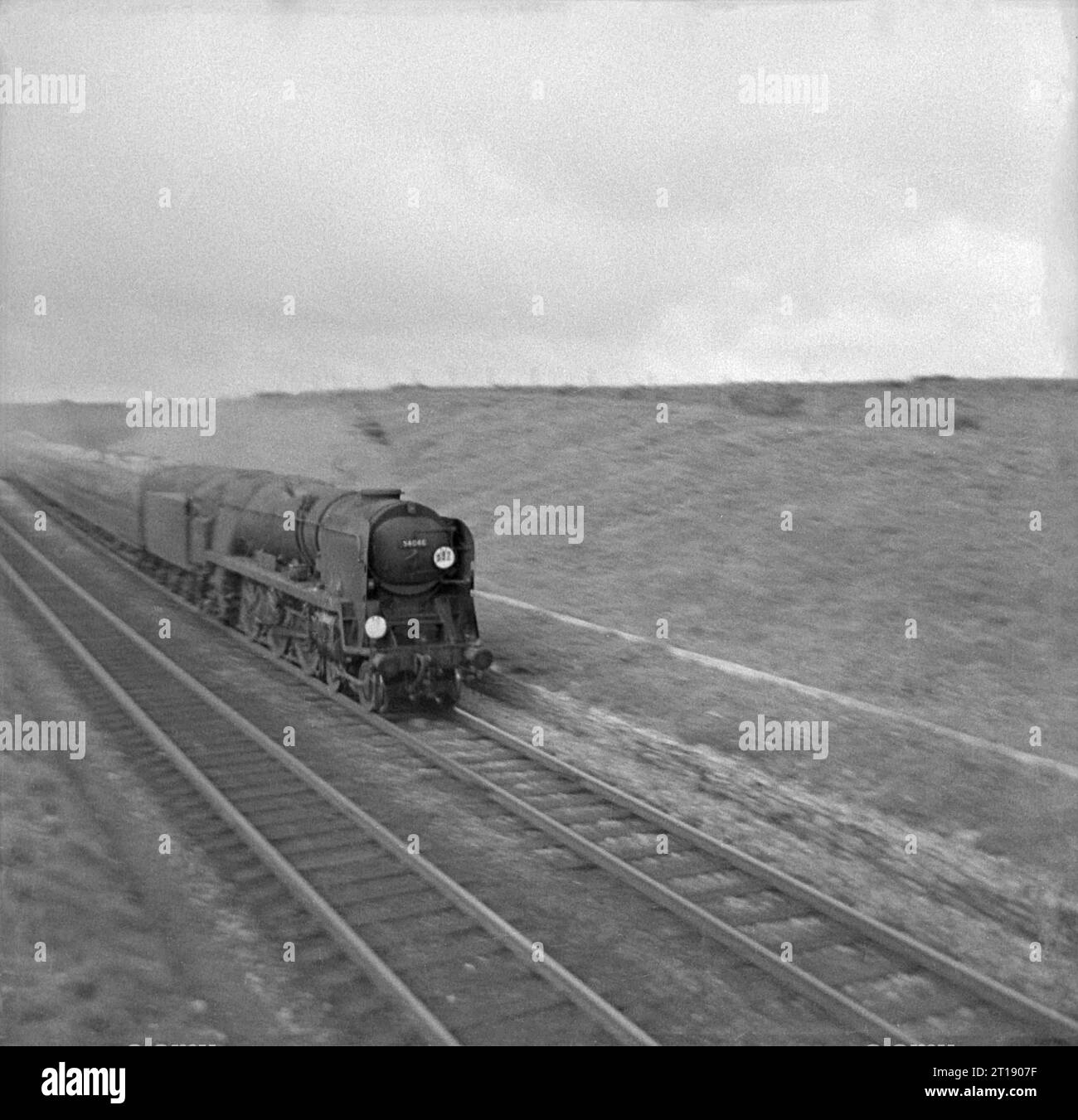 Brockenhurst dans la New Forest England, un jour d'été montrant les moteurs du Southern Railway travaillant entre Londres Waterloo et Weymouth, en 1965-66 Banque D'Images