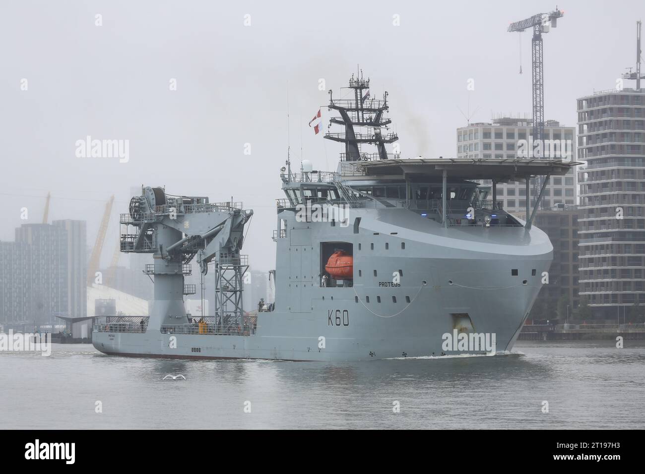 Londres, Royaume-Uni. 12 octobre 2023. RFA Proteus photographié en ...
