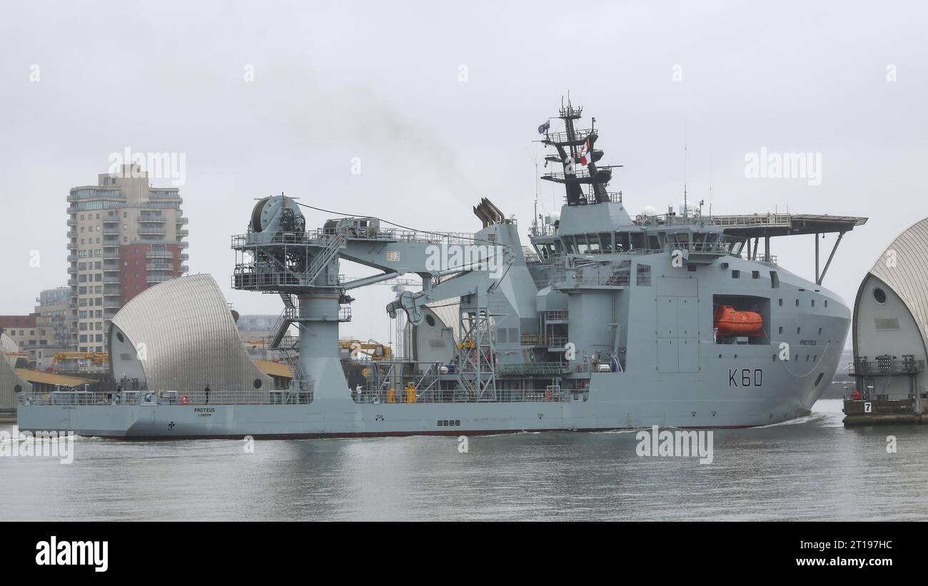 Londres, Royaume-Uni. 12 octobre 2023. RFA Proteus photographié en ...