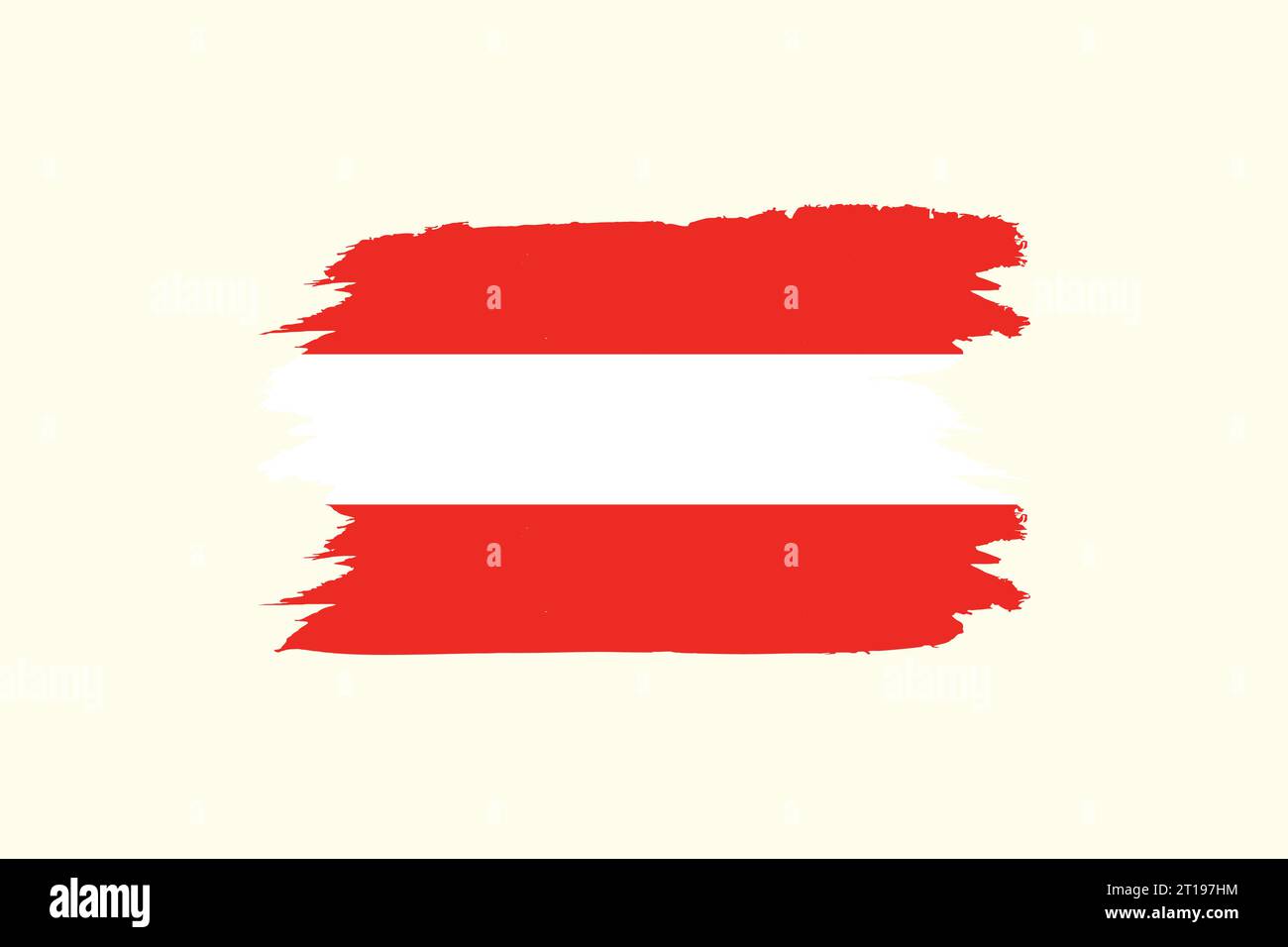 Drapeau national de l'Autriche dans le vecteur Illustration de Vecteur