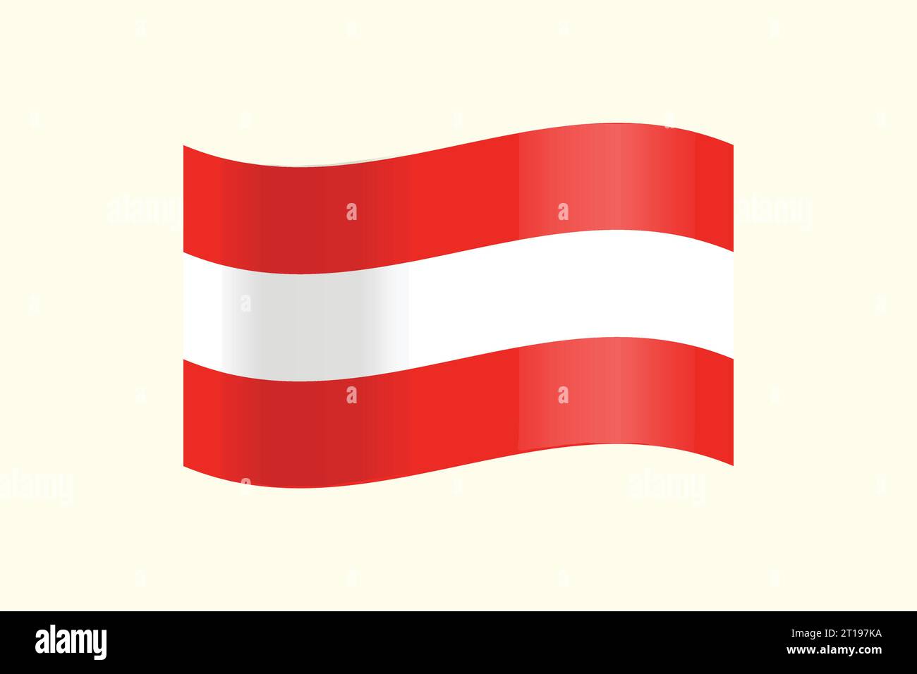 Drapeau national de l'Autriche dans le vecteur Illustration de Vecteur