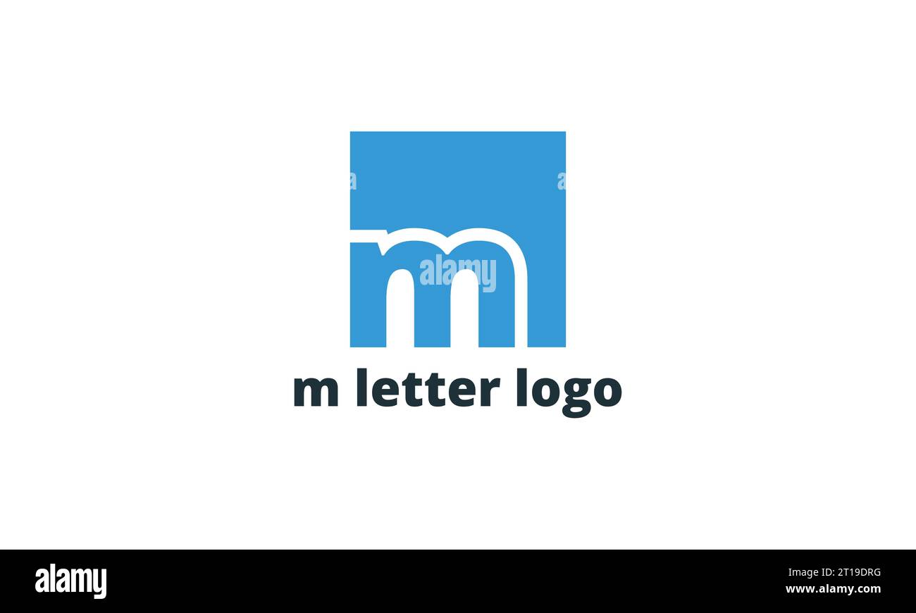 Design de logo M Letter Illustration de Vecteur