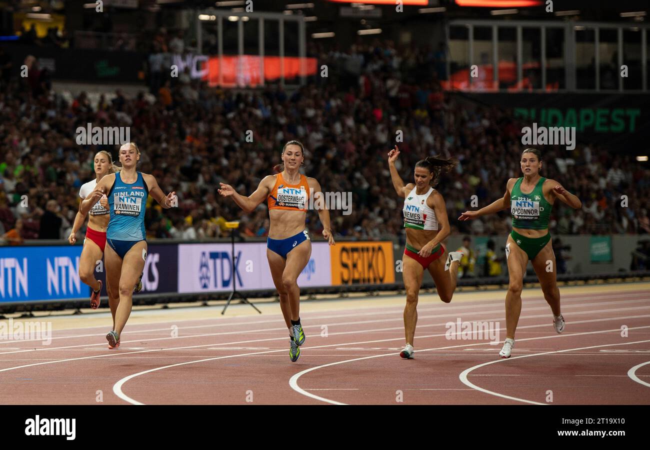 Kate O'Connor, d'Irlande, concourait dans l'heptathlon de 200 m aux