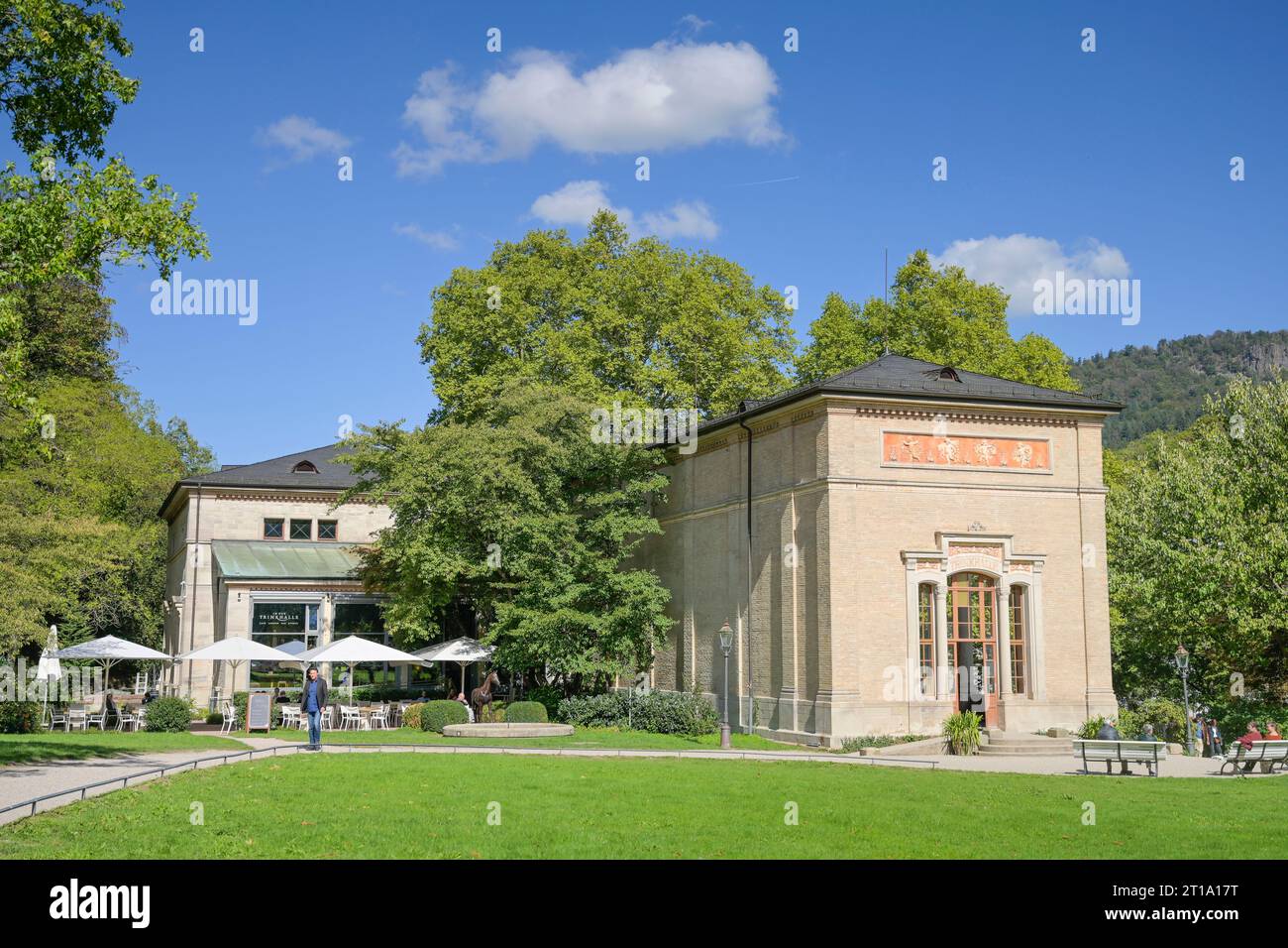 Trinkhalle, Kurpark, Baden-Baden, Bade-Wurtemberg, Allemagne Banque D'Images