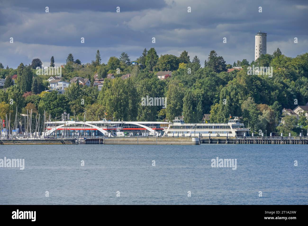 Autofähre Konstanz-Meersburg, Fähranleger Konstanz, Bodensee, Bade-Wurtemberg, Allemagne Banque D'Images