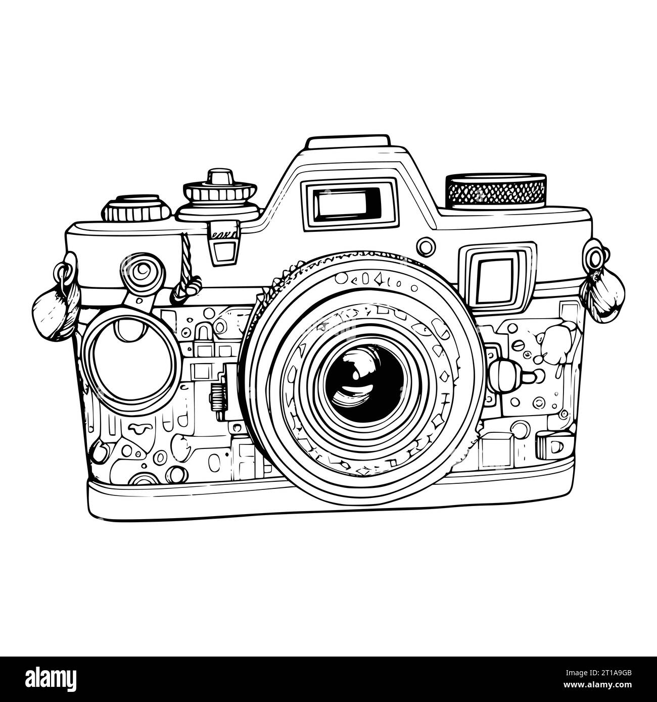 Feuilles de coloriage dessin Banque d'images noir et blanc - Page 2 - Alamy