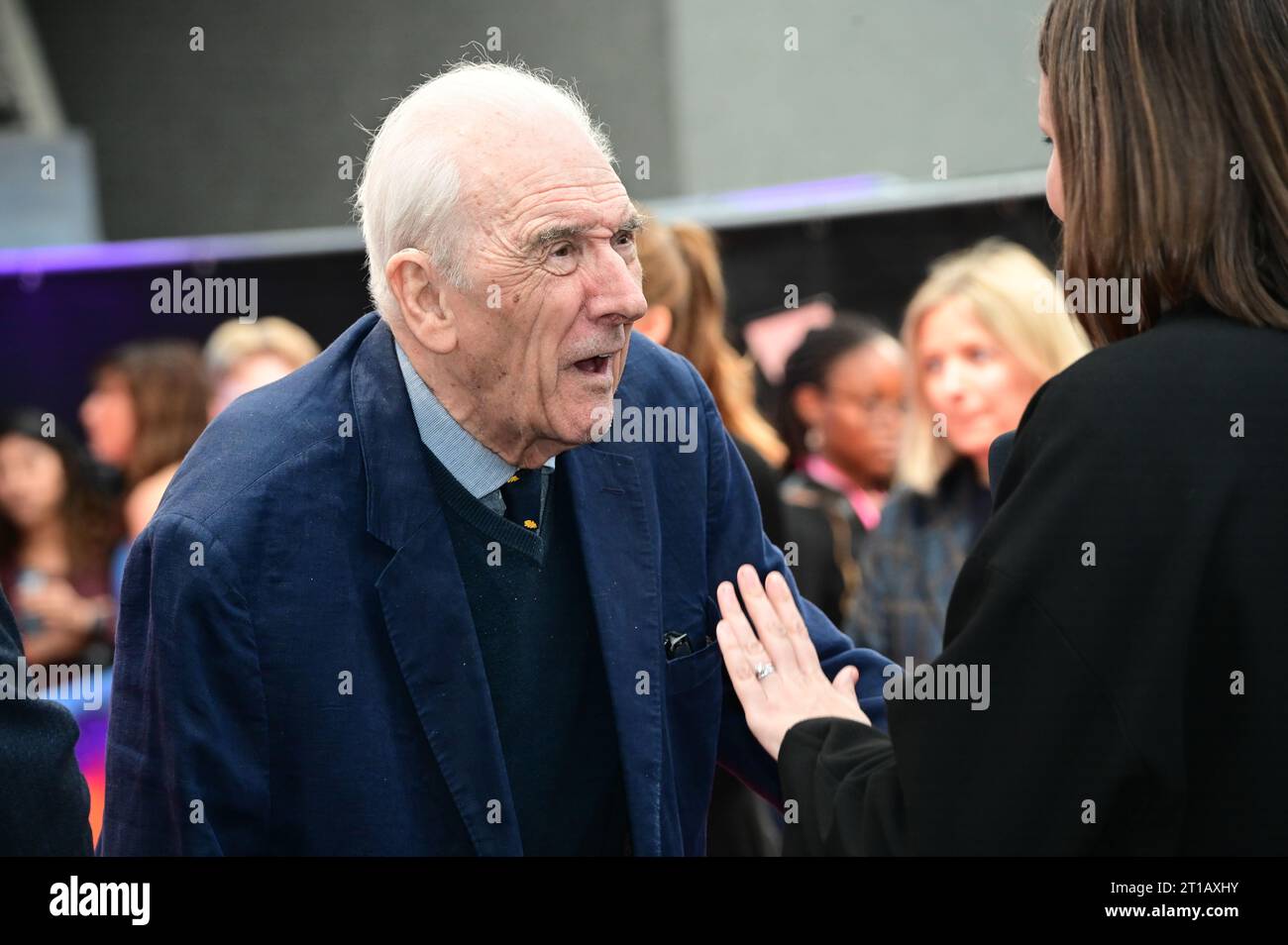 Royal Festival Hall, Londres, Royaume-Uni. 12 octobre 2023. Charles Chadwick participe à One Life - 67th BFI London film Festival 2023, Londres, Royaume-Uni. Crédit : Voir Li/Picture Capital/Alamy Live News Banque D'Images