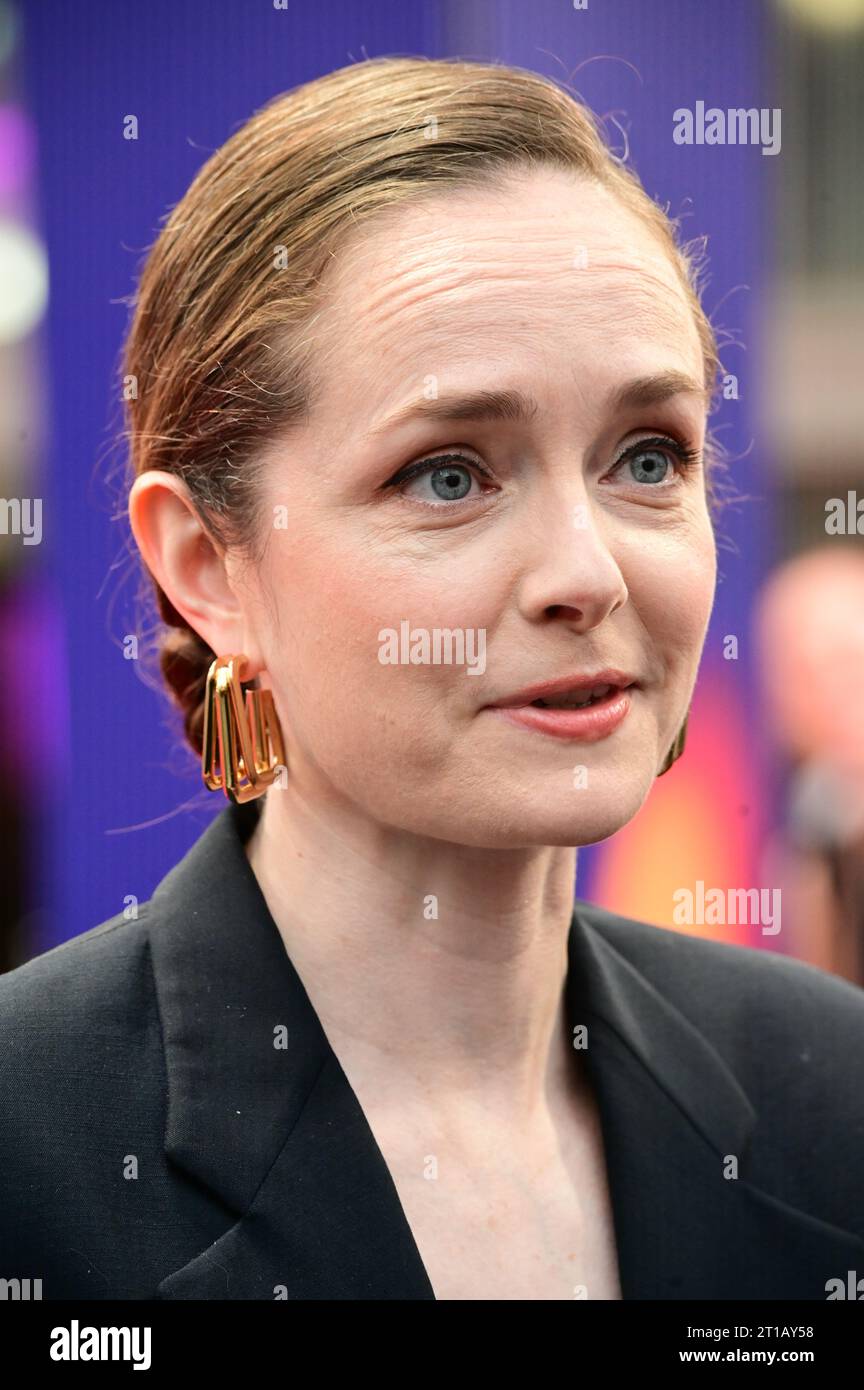 Royal Festival Hall, Londres, Royaume-Uni. 12 octobre 2023. Joanna Laurie participe à One Life - 67th BFI London film Festival 2023, Londres, Royaume-Uni. Crédit : Voir Li/Picture Capital/Alamy Live News Banque D'Images