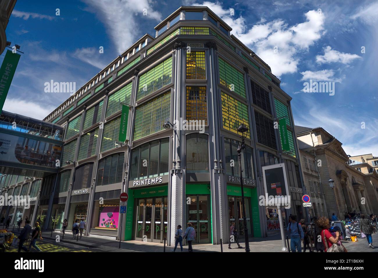 Grands magasins du Printemps, construits vers 1865, Paris Frankrewich Banque D'Images