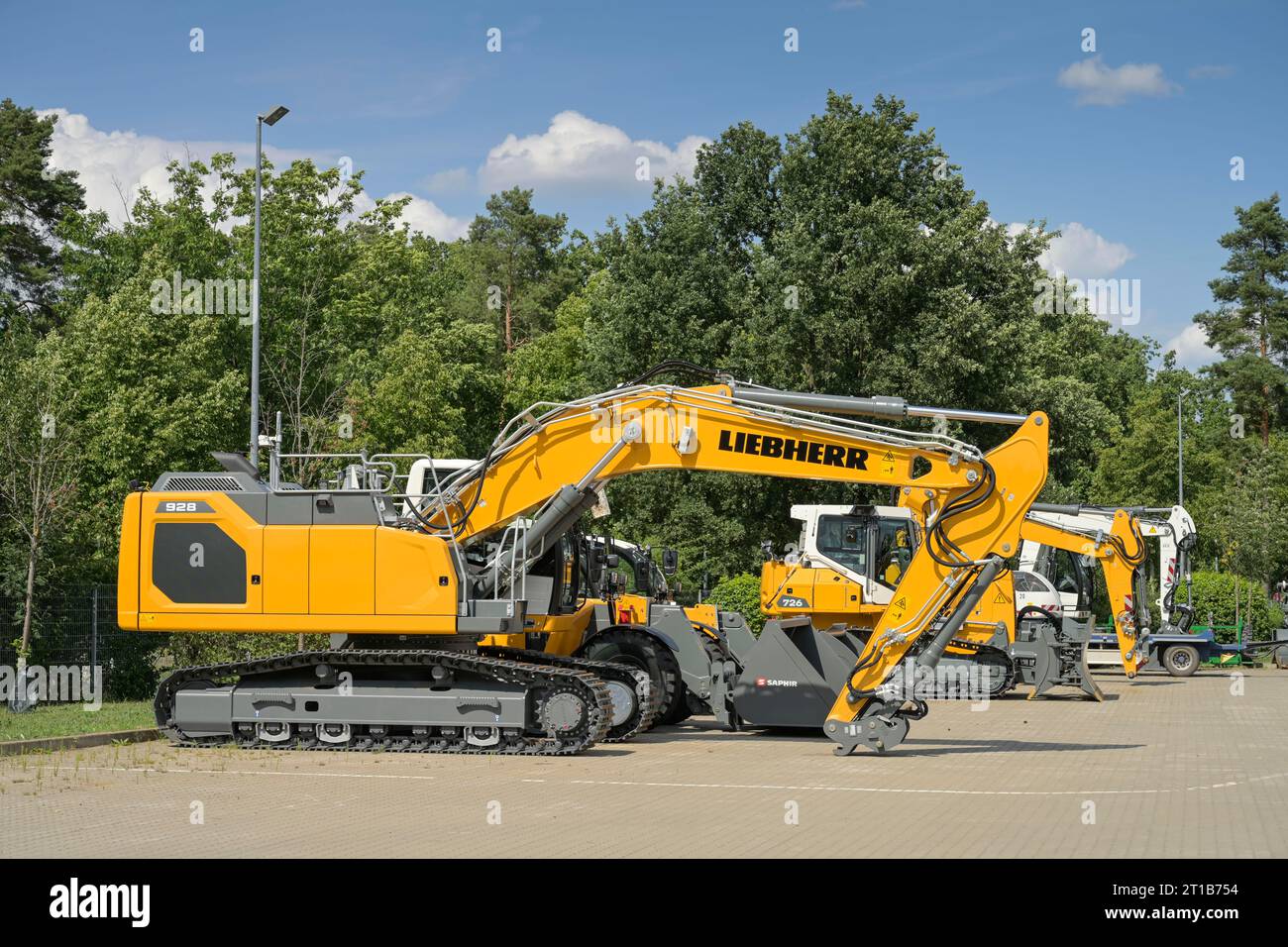 Liebherr, Europarc Dreilinden Kleinmachnow, Brandebourg, Banque D'Images