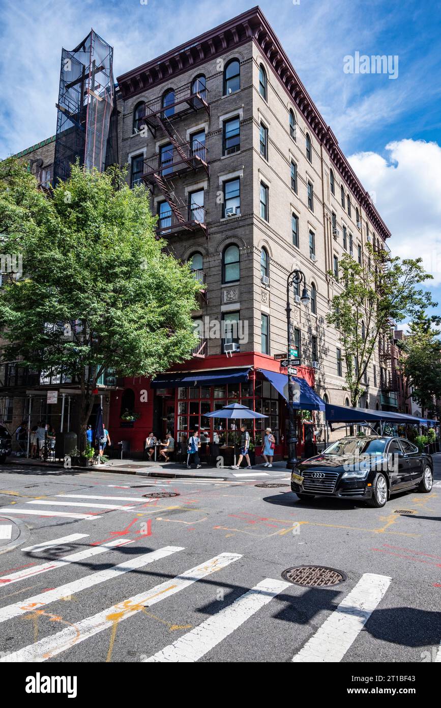 L'appartement présenté dans la série télévisée populaire 'Friends' est situé à New York et sert de cadre principal pour une grande partie de l'émission. Banque D'Images
