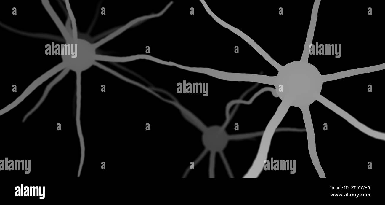 Antécédents médicaux neuronaux. Banque D'Images