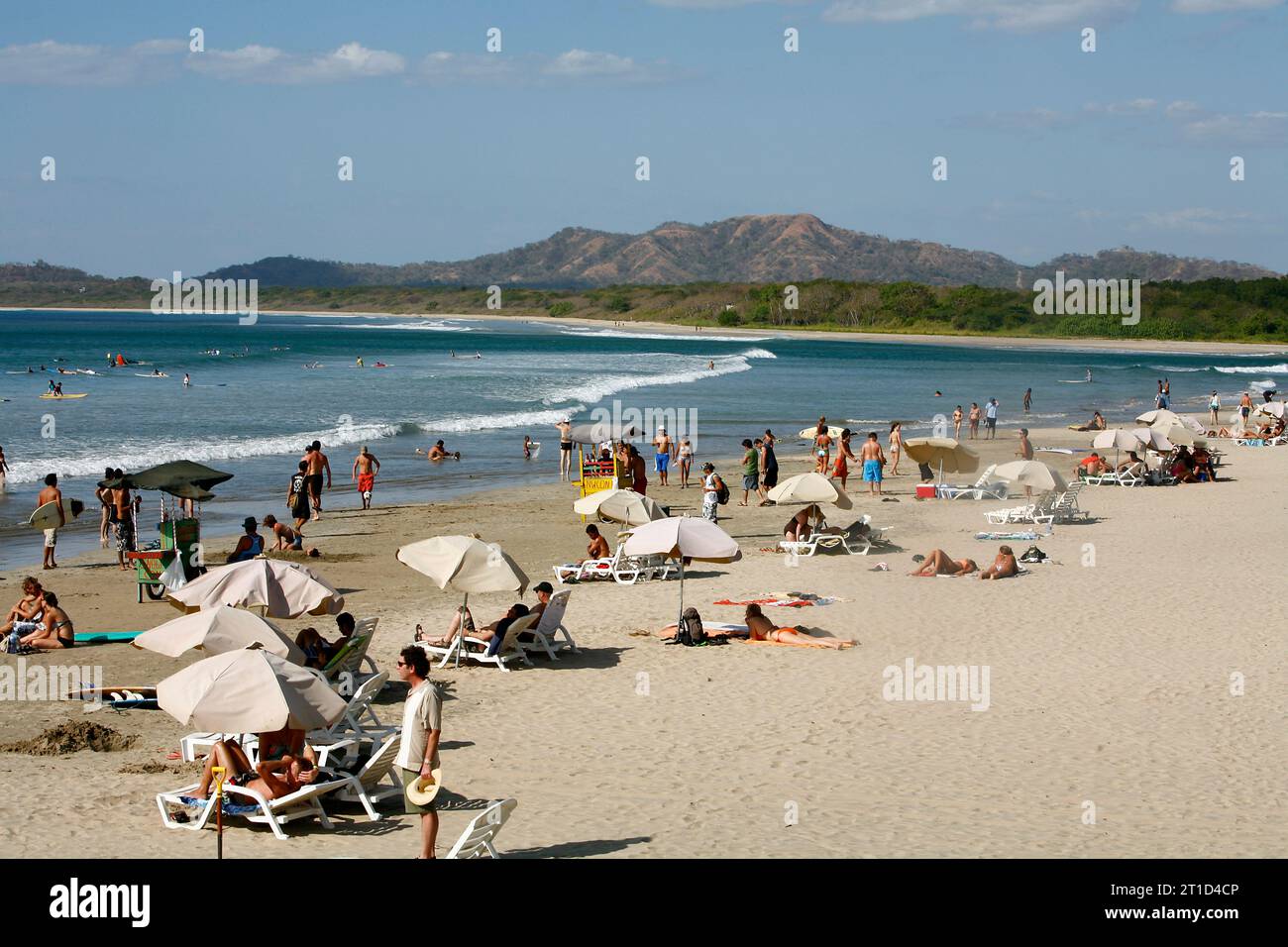 Plage de Tamarindo, péninsule de Nicoya, Costa Rica Banque D'Images