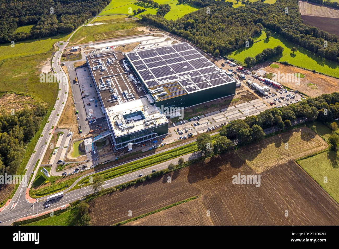 Luftbild, Industriepark Große Heide, ehem. Schachtanlage Wulfen 1/2 der Zeche Fürst Leopold, Barkenberg, Dorsten, Ruhrgebiet, Rhénanie-du-Nord-Westphalie, Deutschland ACHTUNGxMINDESTHONORARx60xEURO *** vue aérienne, parc industriel de Große Heide, ancien puits Wulfen 1 2 de la mine de charbon de Fürst Leopold, Barkenberg, Dorsten, région de la Ruhr, Rhénanie du Nord-Westphalie, Allemagne ATTENTIONxMINESTHONORARx60xEURO crédit : Imago/Alamy Live News Banque D'Images
