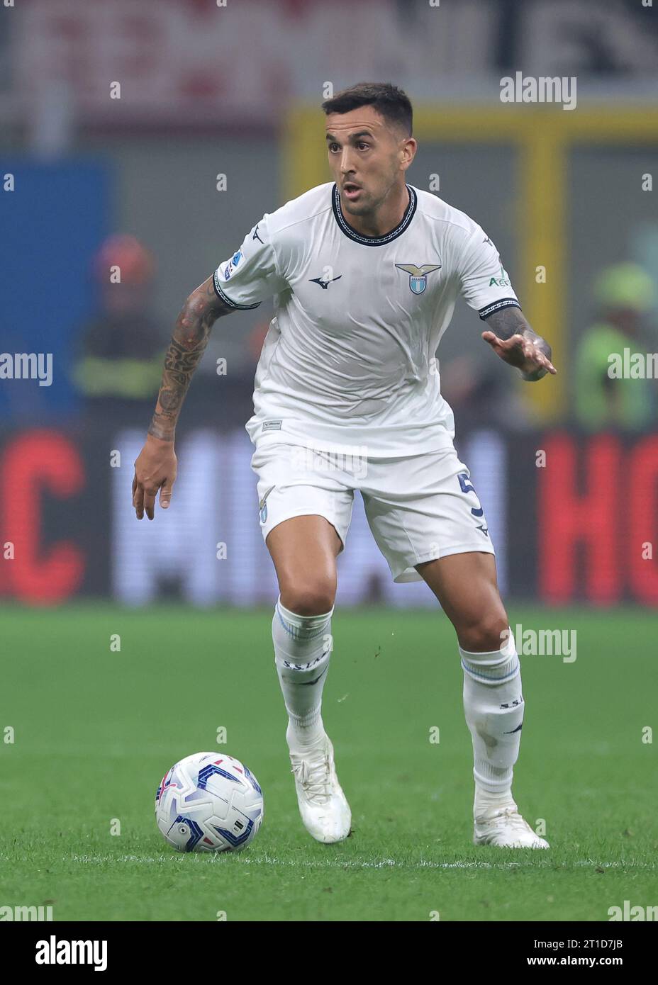 Milan, Italie, 30 septembre 2023. Matias Vecino du SS Lazio lors du match de Serie A à Giuseppe Meazza, Milan. Le crédit photo devrait se lire : Jonathan Moscrop / Sportimage Banque D'Images