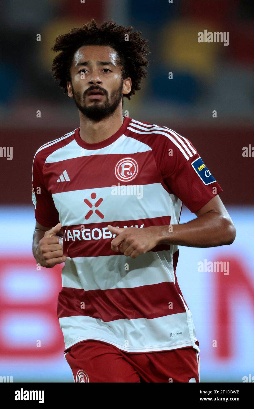 Düsseldorf, Deutschland, 2. Fussball Bundesliga 9. Spieltag Fortuna Düsseldorf : VFL Osnabrück 1-1 h 06. 10. 2023 In der Merkur Spiel-Arena in Düsseldorf Emmanuel IYOHA (F 95) Foto : Norbert Schmidt, Duesseldorf Banque D'Images