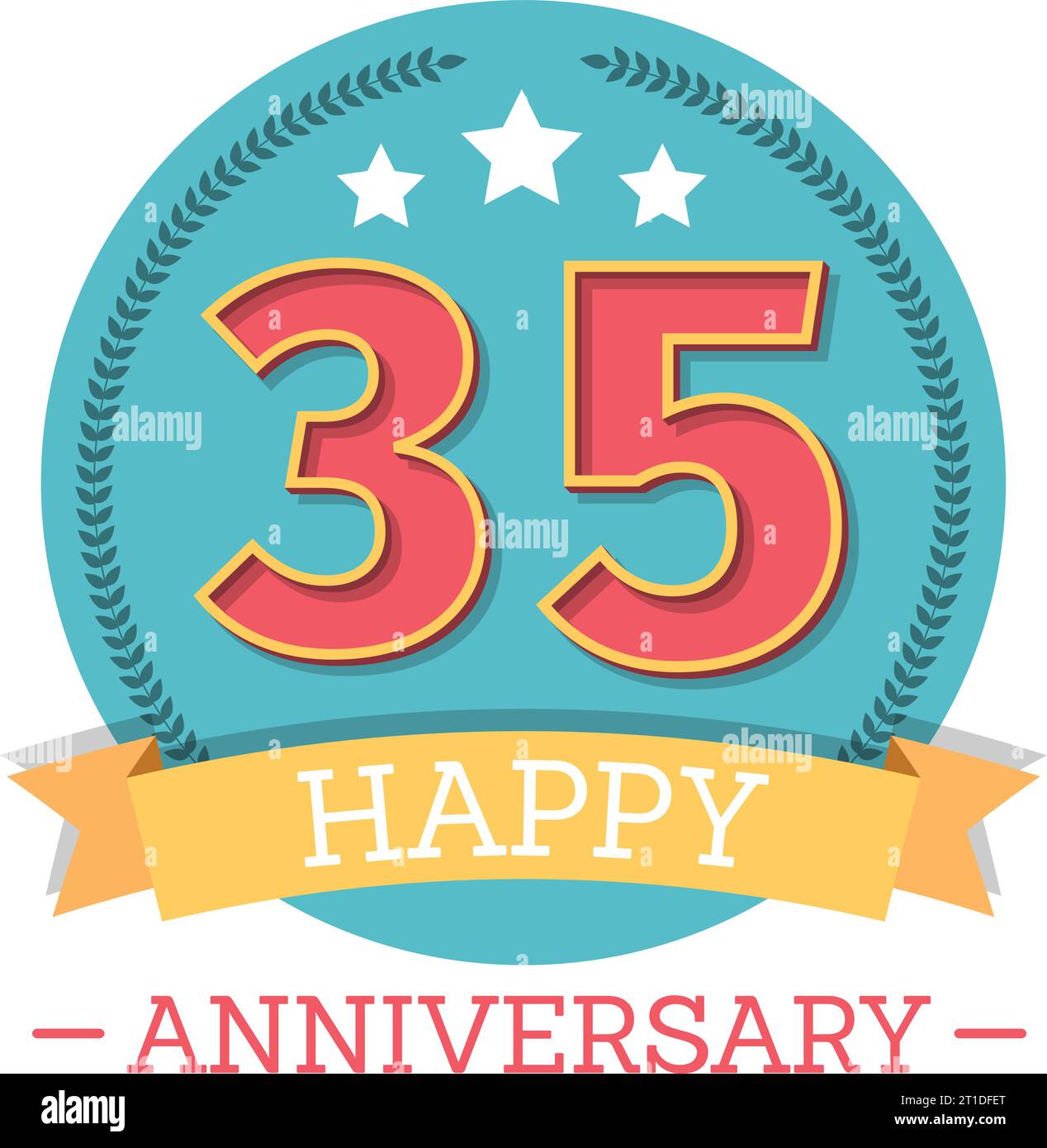 Logo anniversaire 35 ans Banque de photographies et d’images à haute — free download