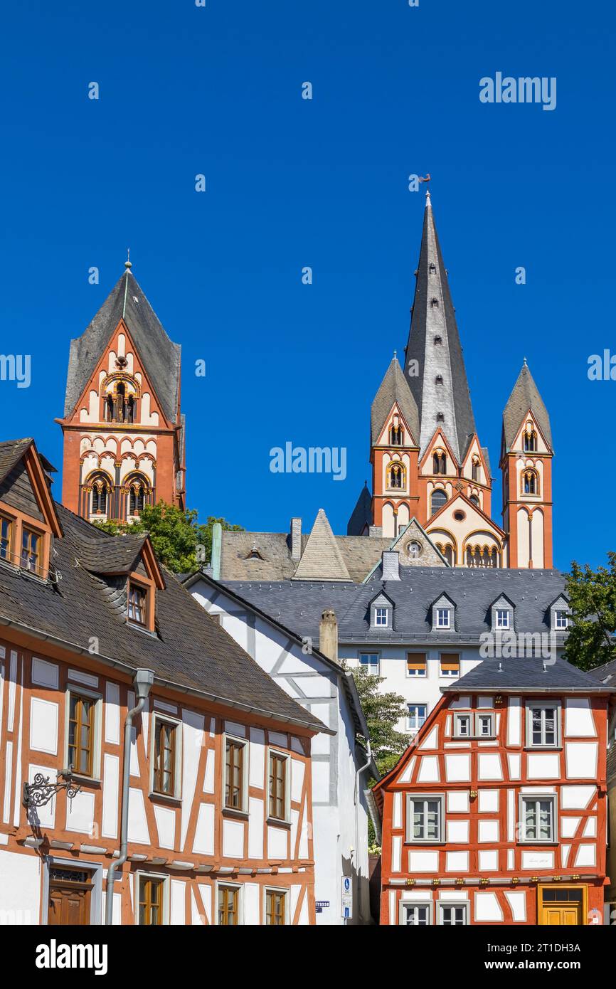 Dom zu Limburg, Limburg an der Lahn, Hesse, Allemagne, Europe Banque D'Images