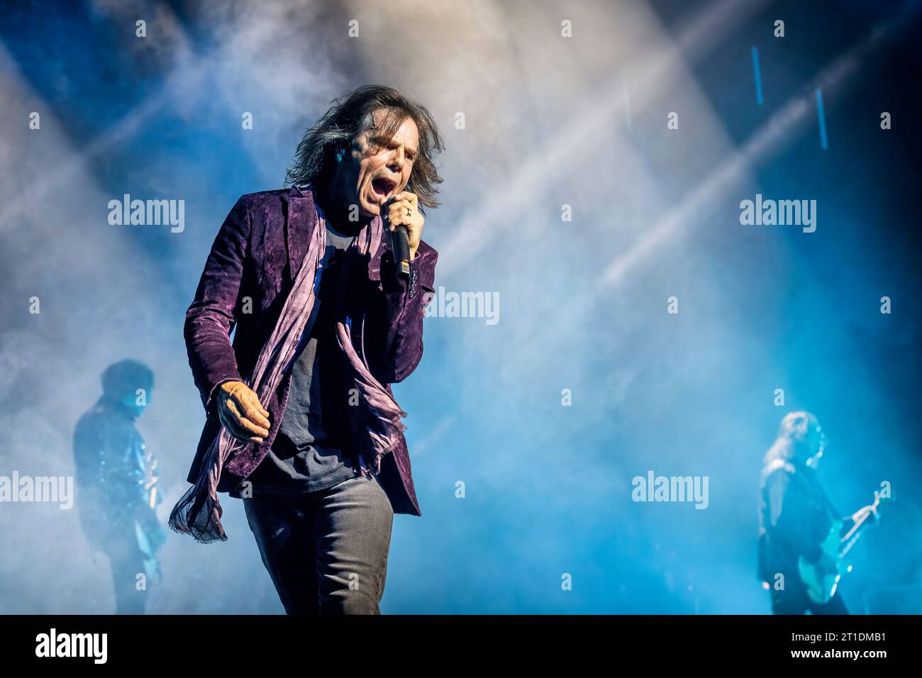 Oslo, Norvège. 08 octobre 2023. Le groupe de rock suédois Europe donne un concert live à Operaen à Oslo. Ici, le chanteur Joey Tempest est vu en direct sur scène. (Crédit photo : Gonzales photo - Terje Dokken). Banque D'Images