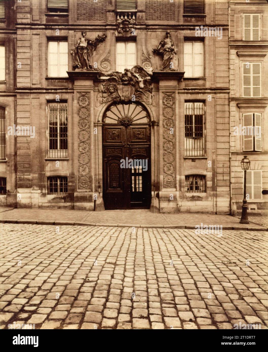 Versailles, porte, rue de l'Orangerie, vers 1910. Banque D'Images