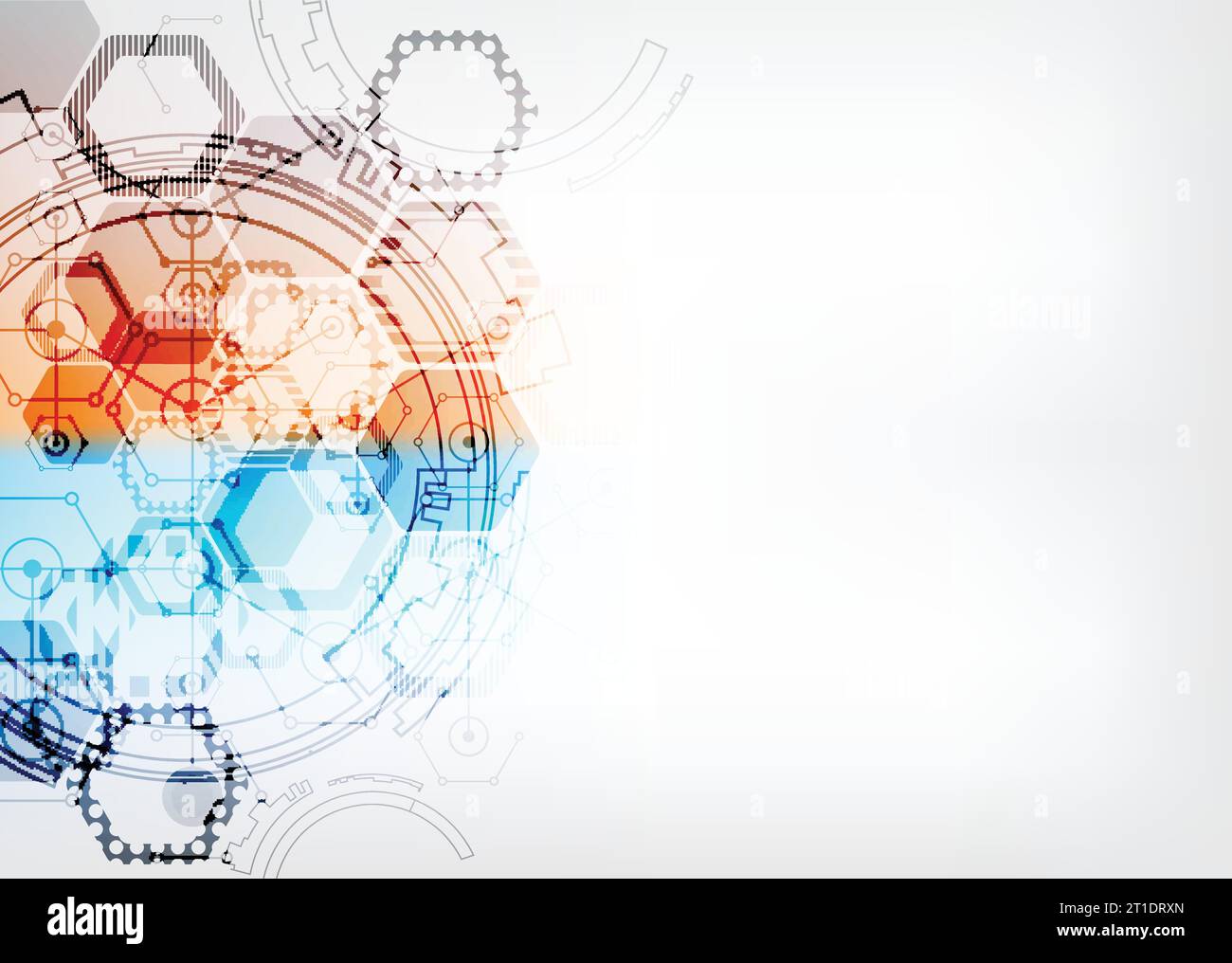 Disposition de conception de couleur. Projet de technologie abstraite. Illustration vectorielle Illustration de Vecteur