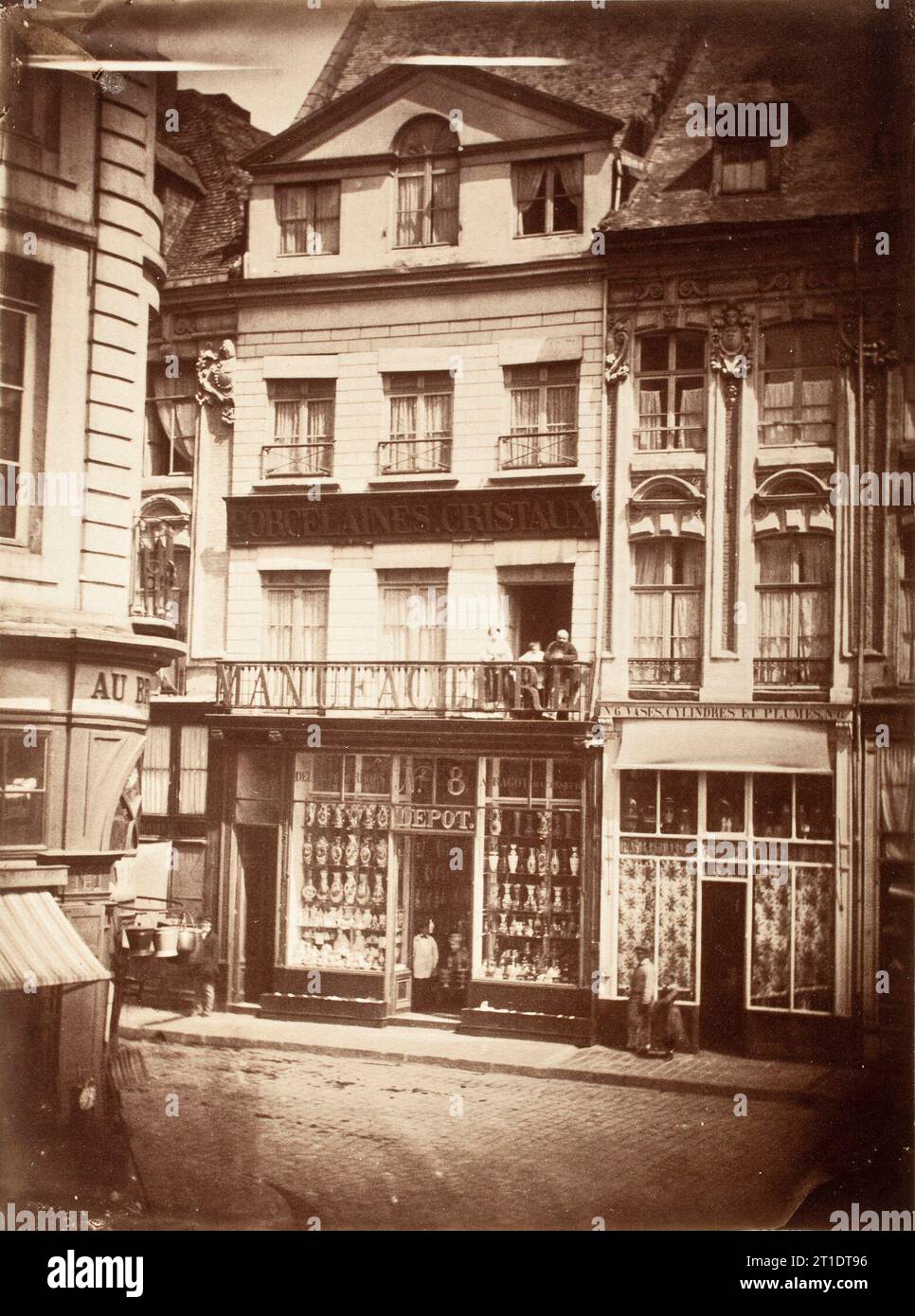 Dépôt #8, imprimé en 1850 circa. Banque D'Images