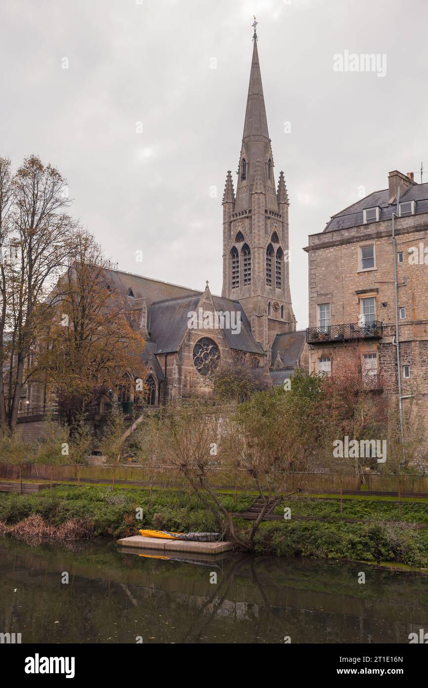 St. John the Evangelist Church of Bath, Royaume-Uni Banque D'Images