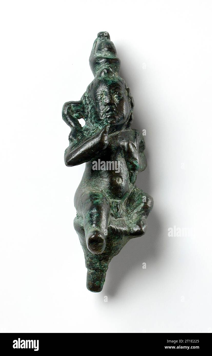 Figure hellénisante d'Horus l'enfant, période gréco-romaine (300 BCE-200 EC) ou plus tard. Banque D'Images