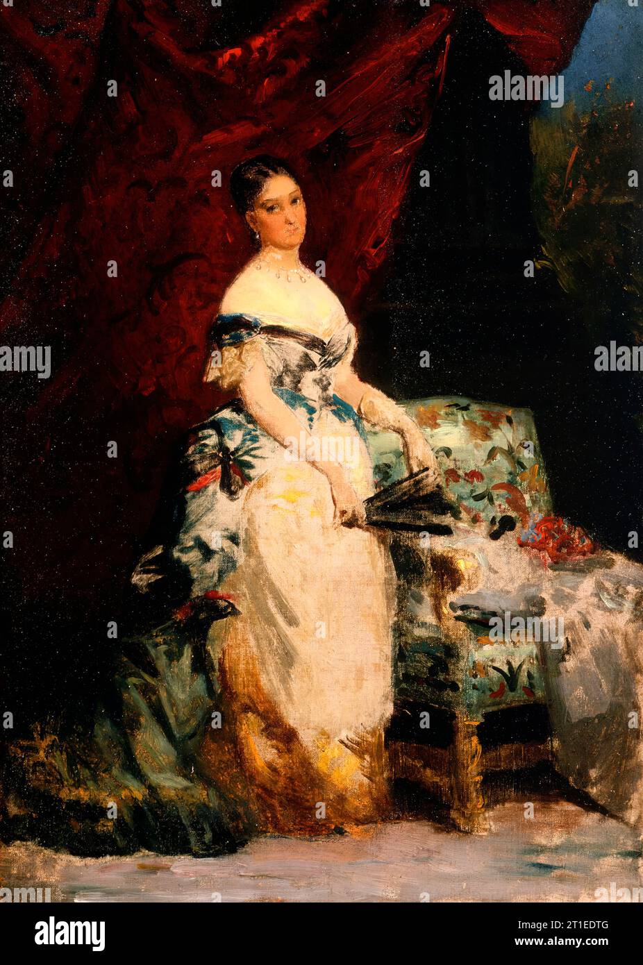 Portrait de la princesse Brancaccio-Massimo, n&#xe9;e Mary Elizabeth Hickson-Field, entre 1860 et 1870. Banque D'Images