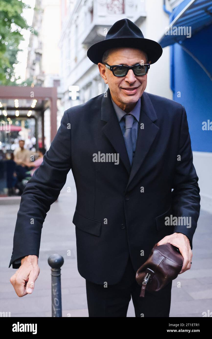 Milan, Italie. 07 octobre 2023. Jeff Goldblum est vu le 07 octobre 2023 à Milan, Italie (photo de Alessandro Bremec/NurPhoto) crédit : NurPhoto SRL/Alamy Live News Banque D'Images