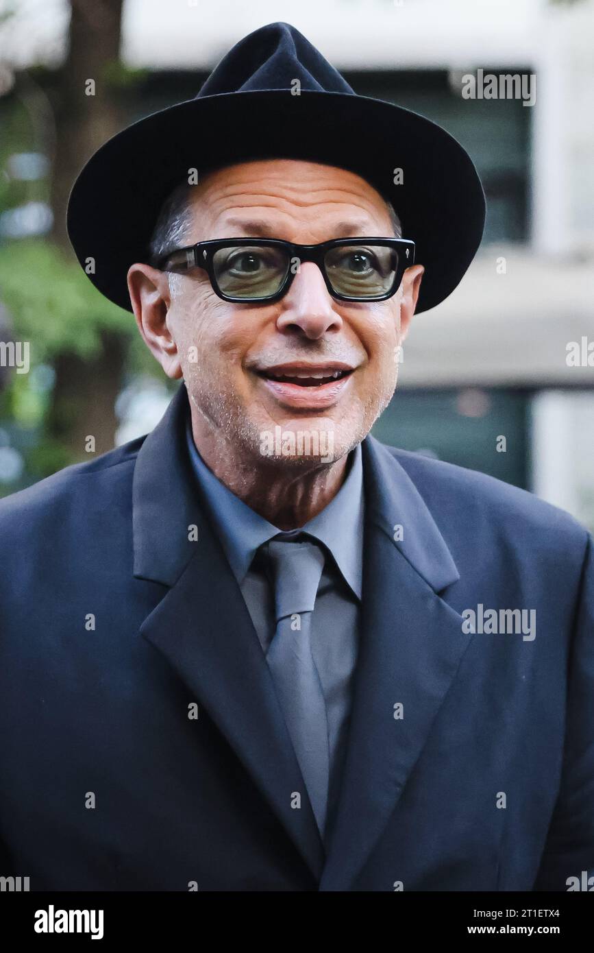 Milan, Italie. 07 octobre 2023. Jeff Goldblum est vu le 07 octobre 2023 à Milan, Italie (photo de Alessandro Bremec/NurPhoto) crédit : NurPhoto SRL/Alamy Live News Banque D'Images