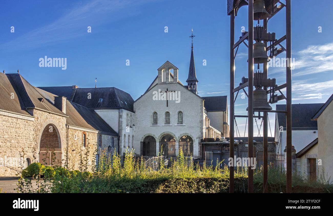 Abbaye trappiste de Rochefort / Abbaye cistercienne de notre-Dame de Saint-Rémy, célèbre pour sa brasserie, Namur, Ardennes belges, Wallonie, Belgique Banque D'Images