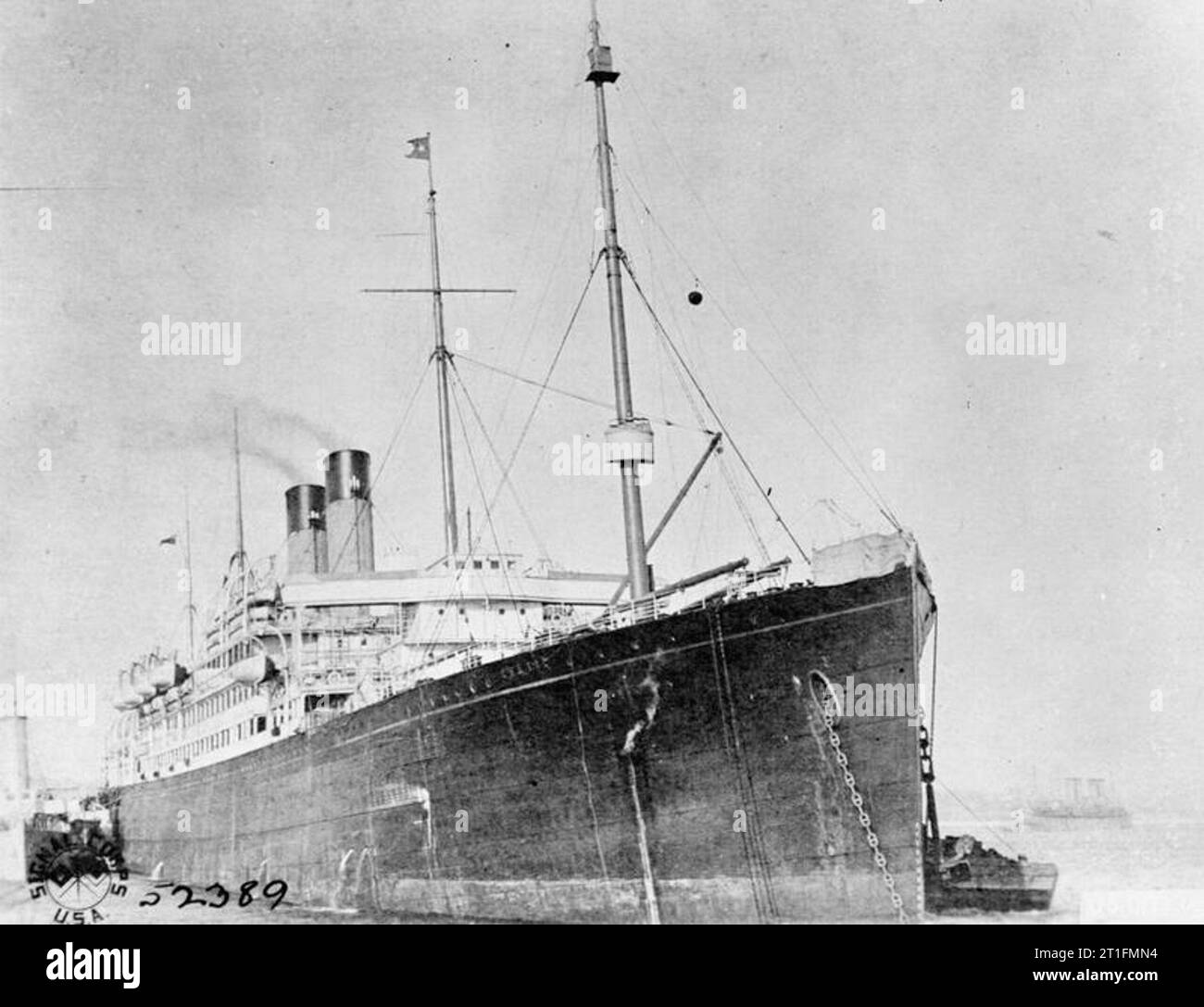 Photo Argentique Vintage Brest - Paquebot Transatlantique LE PARIS - Tirage Original N&B