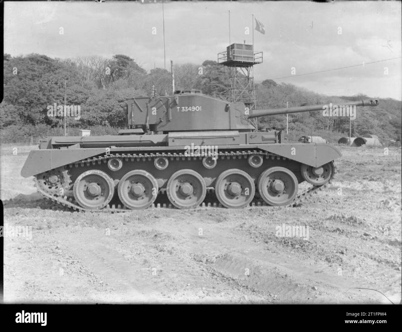 Chars et véhicules blindés de l'armée britannique 1939-45 Cruiser Tank Comet (A34) Banque D'Images