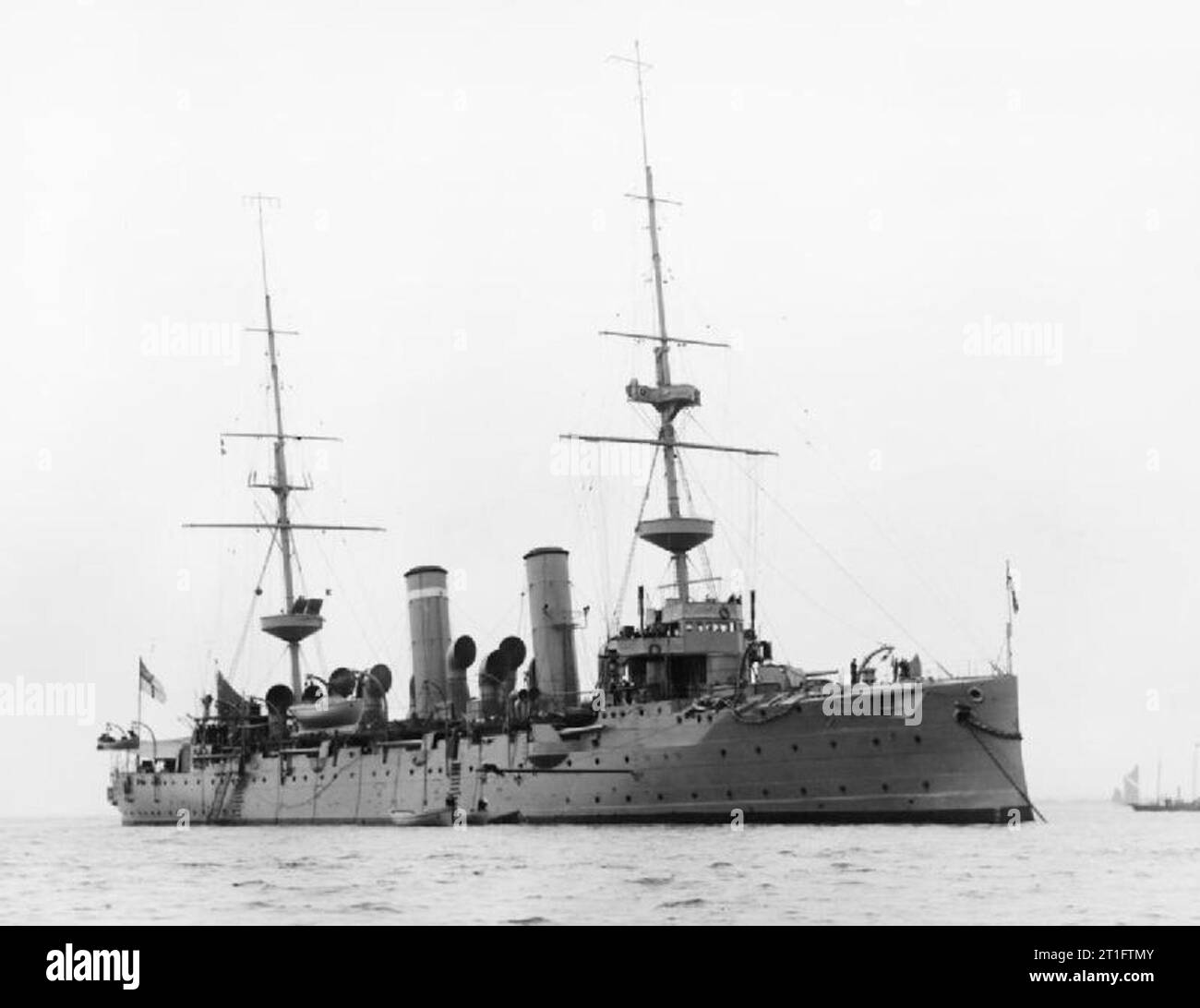 . Photo de classe Eclipse britannique HMS cruiser protégées Dido. Banque D'Images