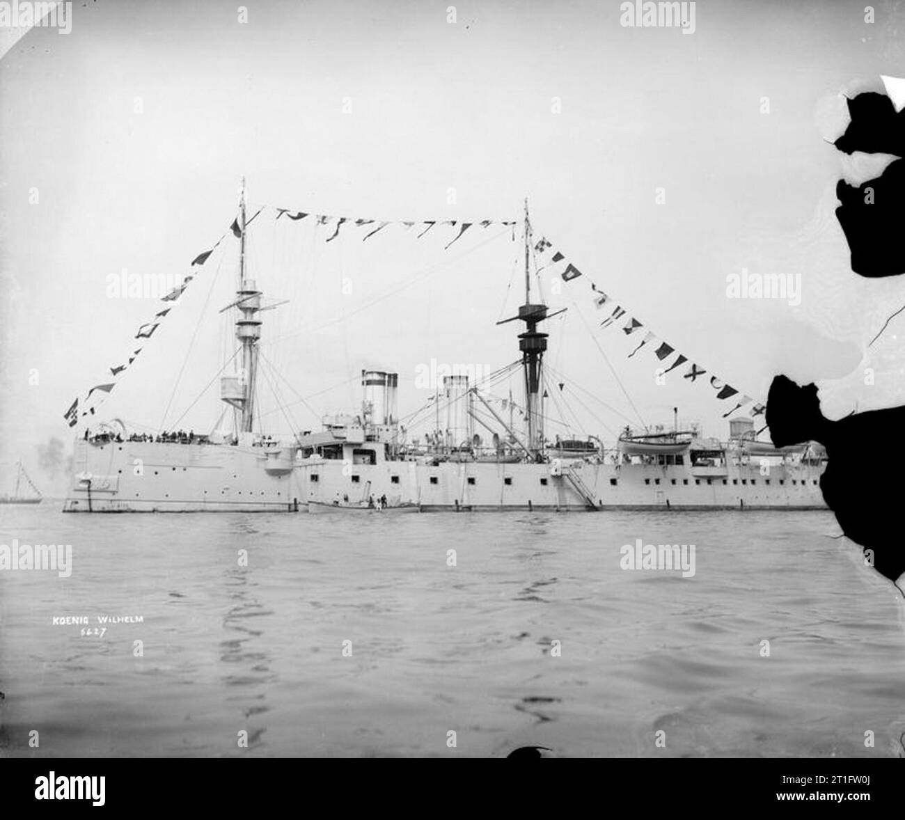 SMS König Wilhelm 1897 Banque D'Images