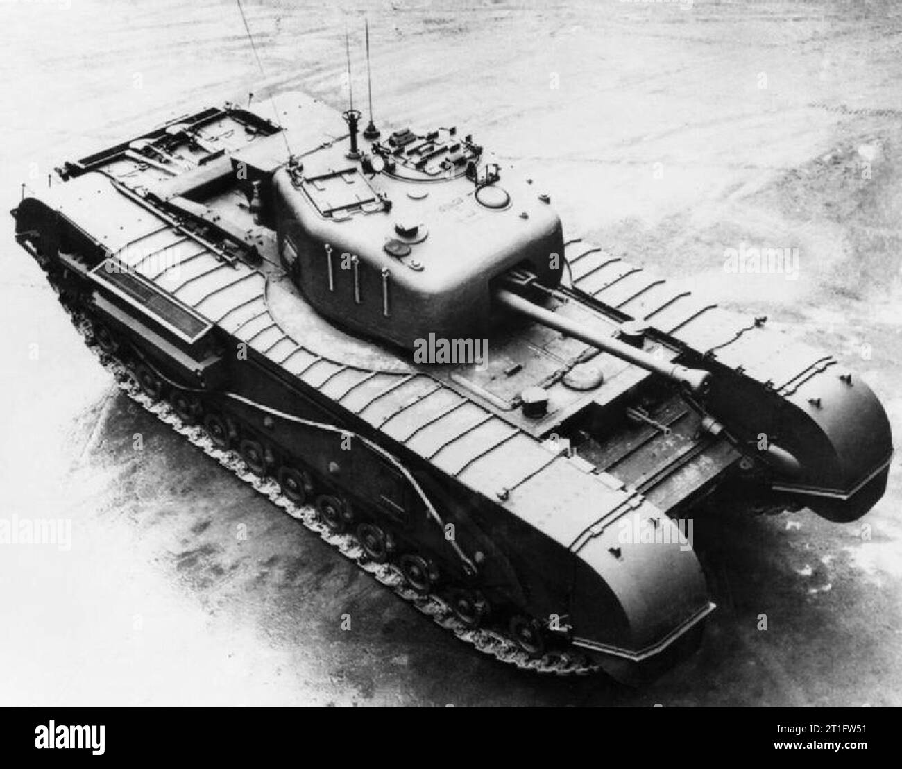 La Churchill Mk VI tank Réservoir d'infanterie Churchill Mk IV VI Banque D'Images