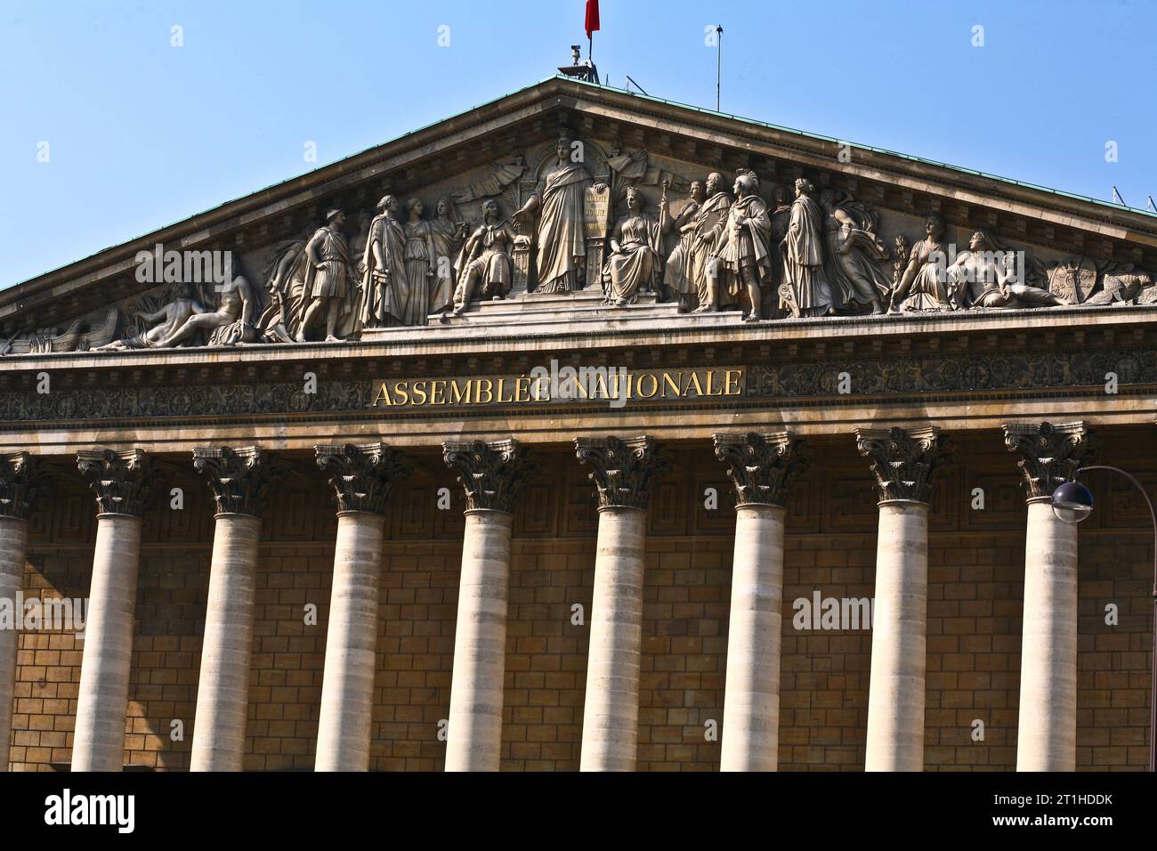 Paris assemblée nationale le Parlement Banque D'Images