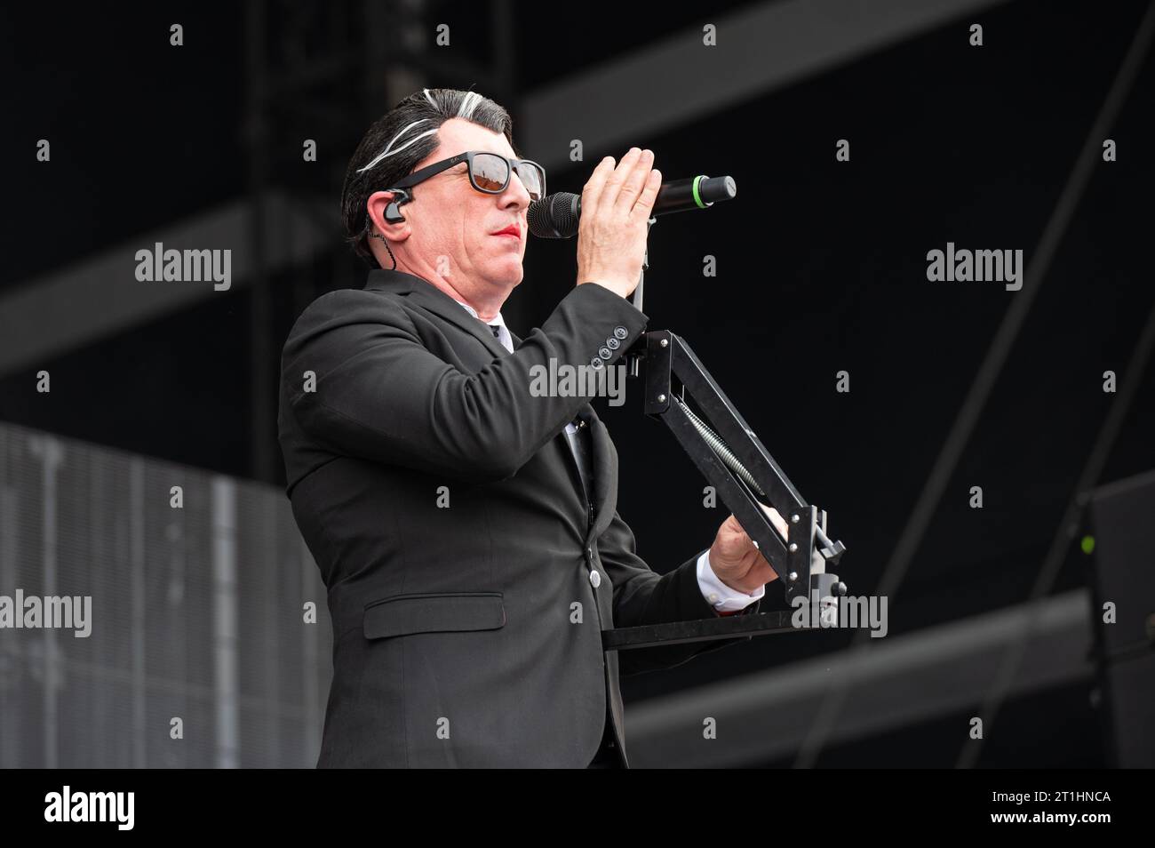 17 juin 2023 : Maynard James Keenan de Tool joue avec Puscifer au festival Hellfest Open Air Banque D'Images