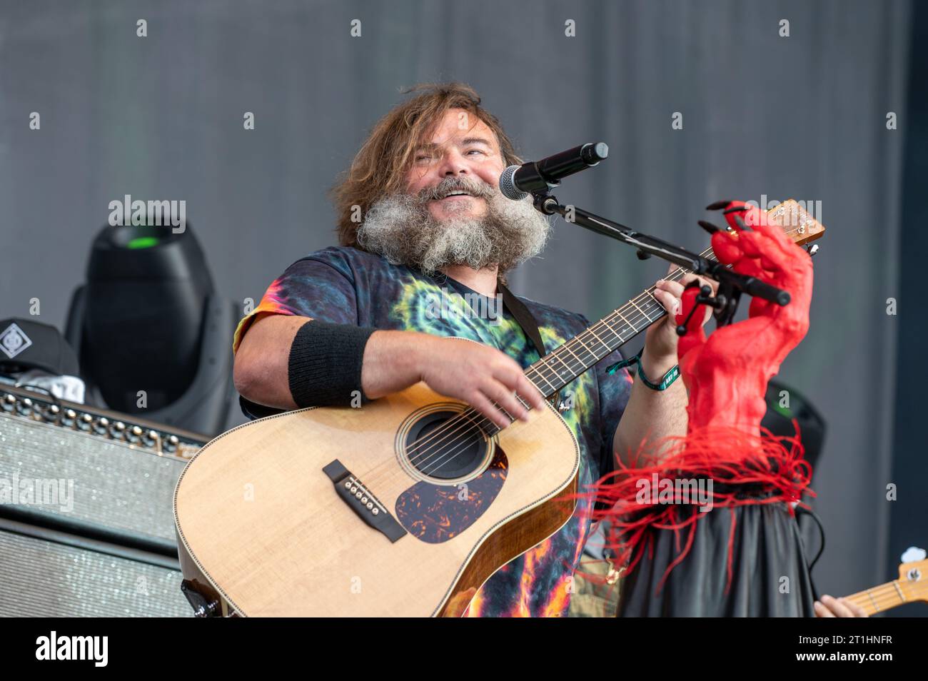 18 juin 2023 : Tenacious D se produit au festival Hellfest Open Air Banque D'Images
