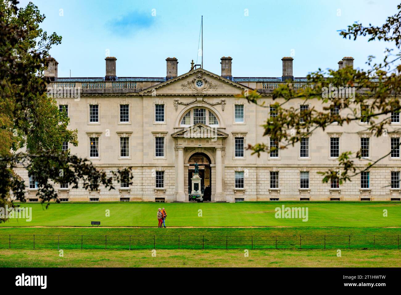 King's College Facade à l'Université de Cambridge, Cambridgeshire, Angleterre, Royaume-Uni Banque D'Images