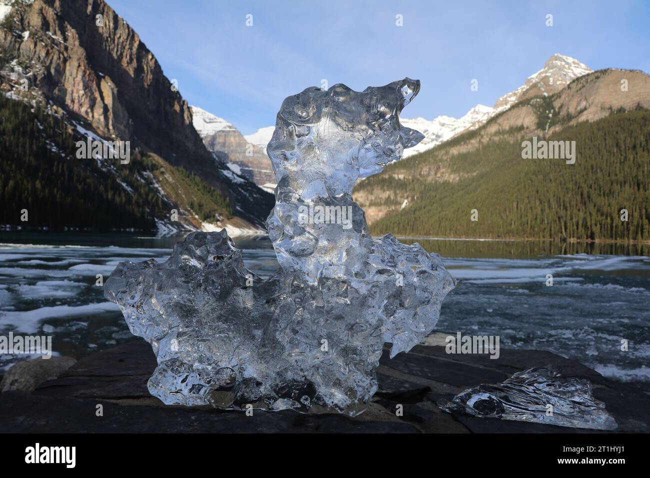 Parc national Canada. Alberta Canada lac et montagnes. Lake Louise. Banque D'Images